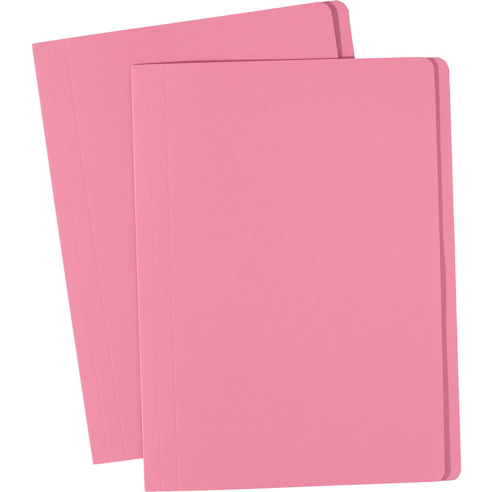 Avery File Folder Pink 200gsm Foolscap Box 100