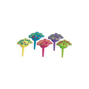 Happy Easter Plastic Pic, 50 x 60mm (5) - Cafe Supply