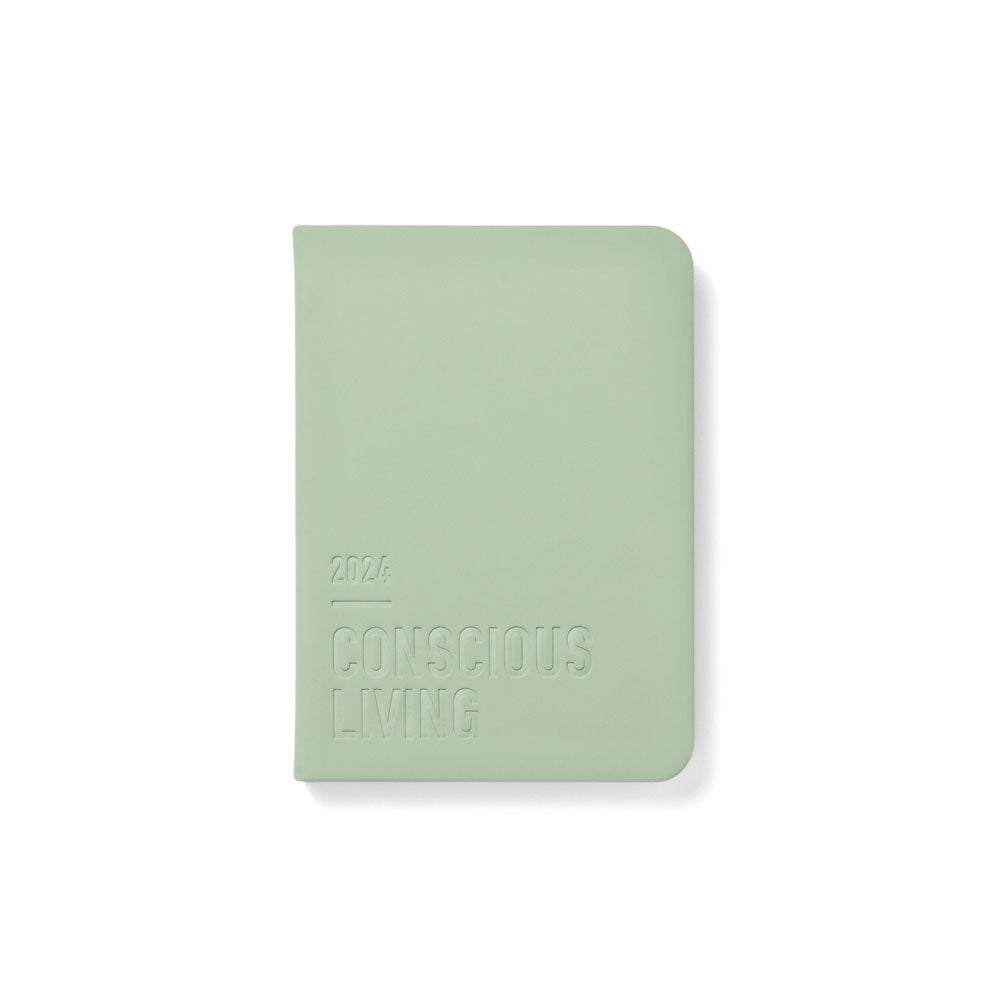 Letts of London Diary Conscious A6 Day to Page Sage Even Year