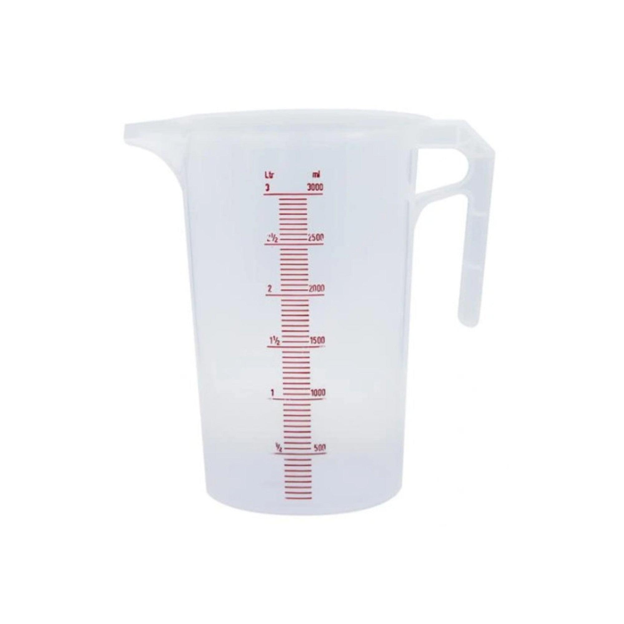 3 Litre Plastic Measuring Jug - Cafe Supply