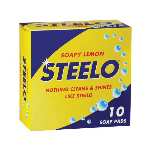 Steelo Soapy Lemon Scourer (10pk) - Cafe Supply