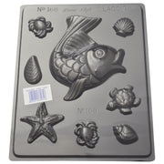 Seaside Shapes Chocolate/Craft Mould 0.6mm - Cafe Supply