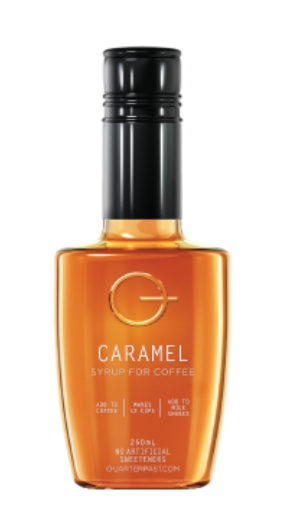 Quarterpast Caramel Syrup For Coffee 250ml