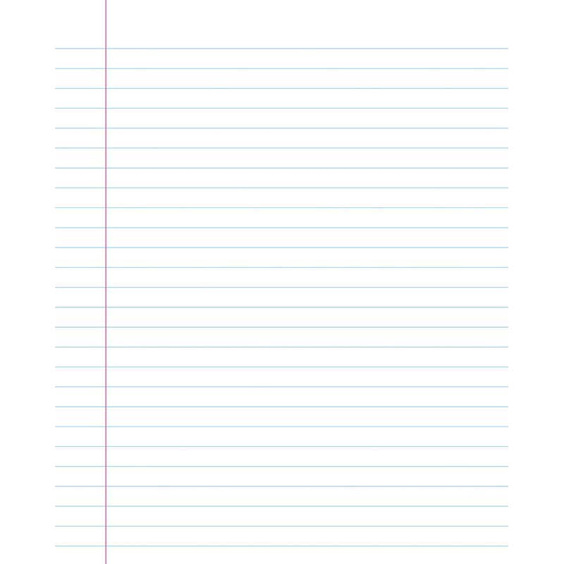 Warwick School Pad 9I5 9mm Ruled 36 Leaf 255 X 205mm - Cafe Supply