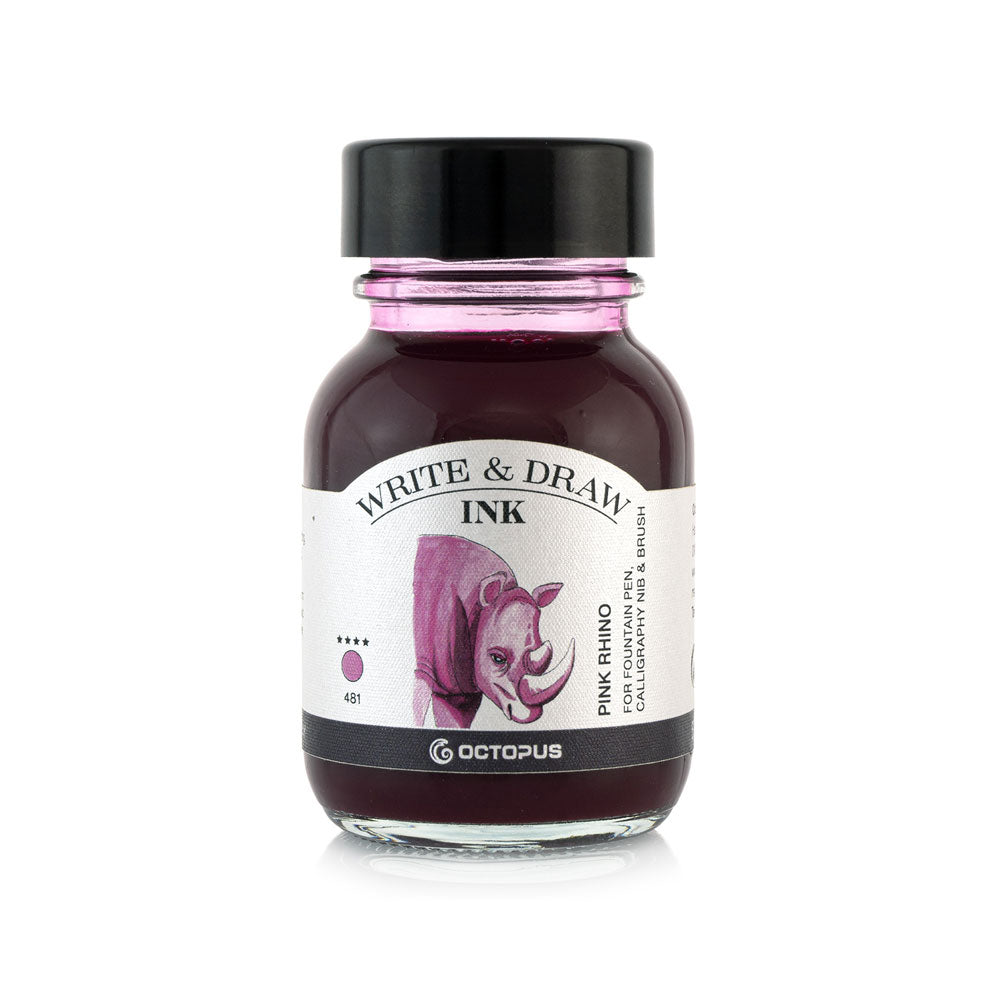 Octopus Fluids Write and Draw Ink 481 Pink Rhino 50ml
