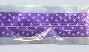 Cake Band Star Purple/Silver 63mm (7m) - Cafe Supply