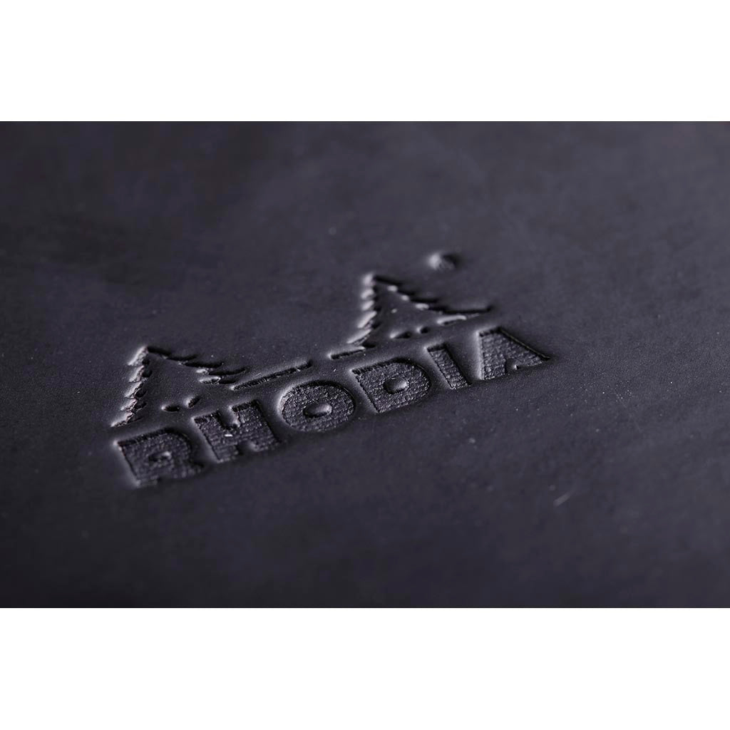 Rhodiarama Hardcover Notebook A5 Lined Black