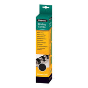 Fellowes Plastic Binding Coils 16mm Black, Pack of 25