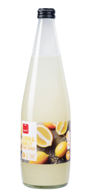 Pams Lemon & Barley Fruit Syrup 750ml
