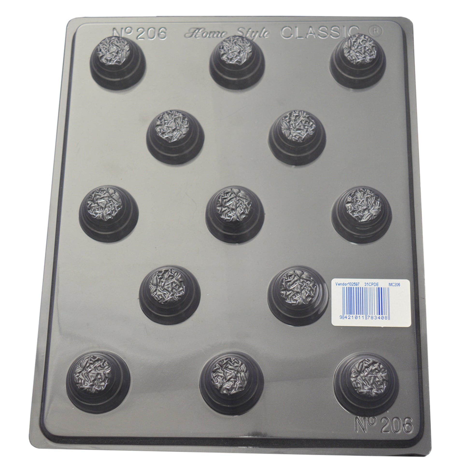 Small Coconut Roughs Mould 0.6mm - Cafe Supply