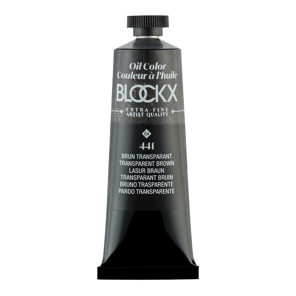 BLOCKX Oil Tube 35ml S4 441 Transparent Brown