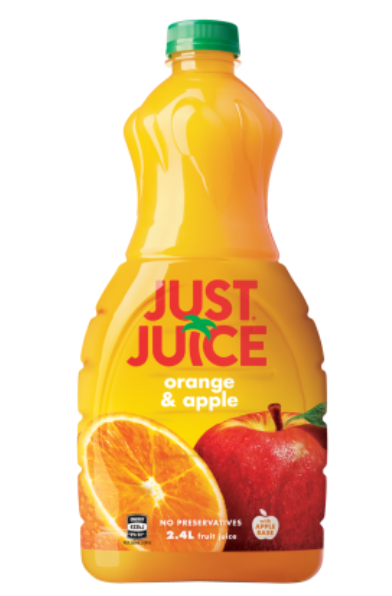 Just Juice Orange & Apple Fruit Juice 2.4l - Cafe Supply