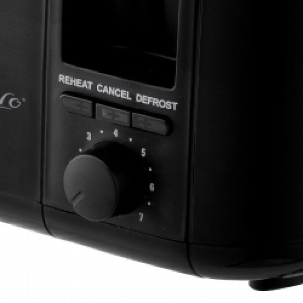 Nero Black Toaster 4 Slice 1500W Square - Cafe Supply