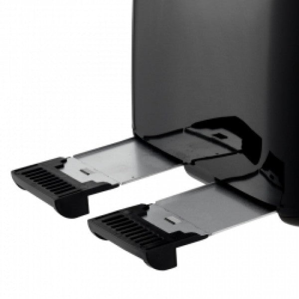 Nero Black Toaster 4 Slice 1500W Square - Cafe Supply