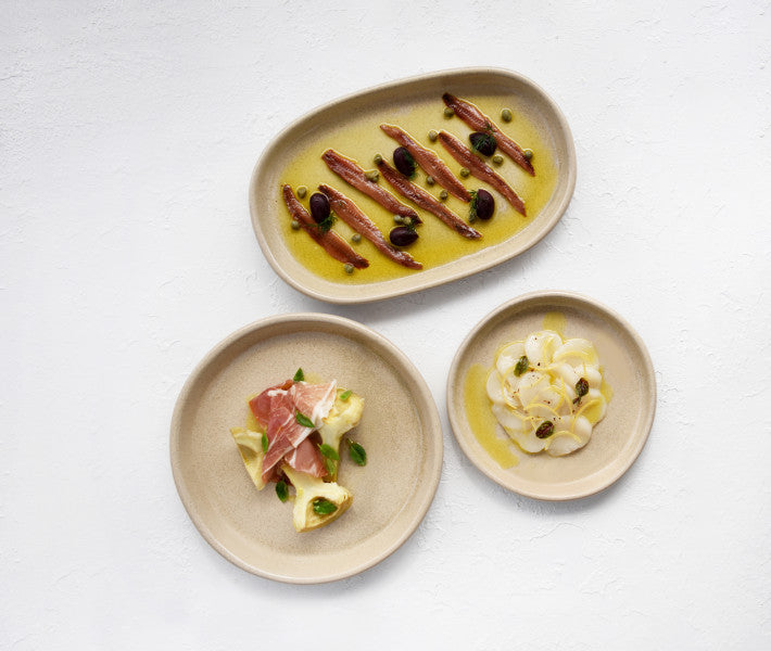 Tablekraft Naturals Sierra Beige Oval Plate 310x200mm