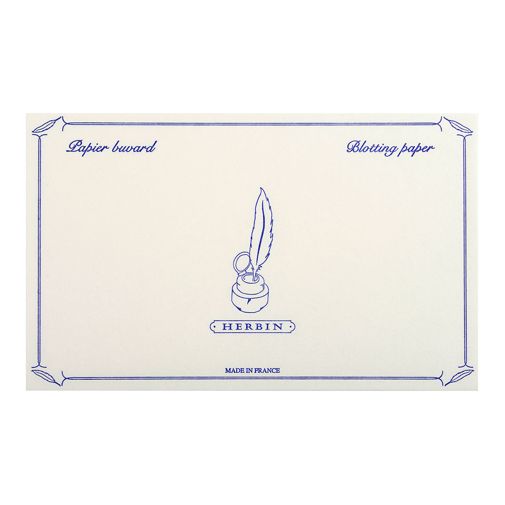 Herbin Blotter Paper White 12x16cm, Pack of 10