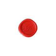 Herbin Wooden Handle Round Seal Copperplate F
