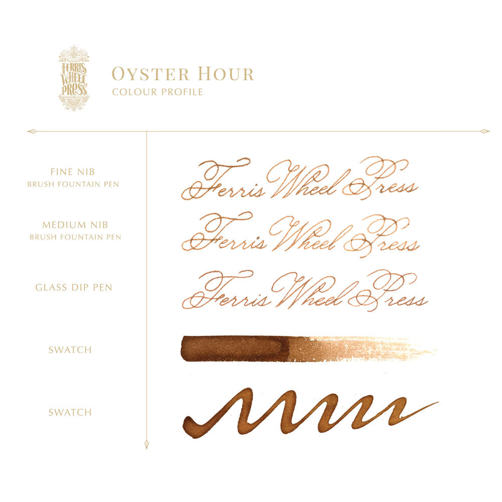 Ferris Wheel Press Fountain Pen Ink Oyster Hour 38ml