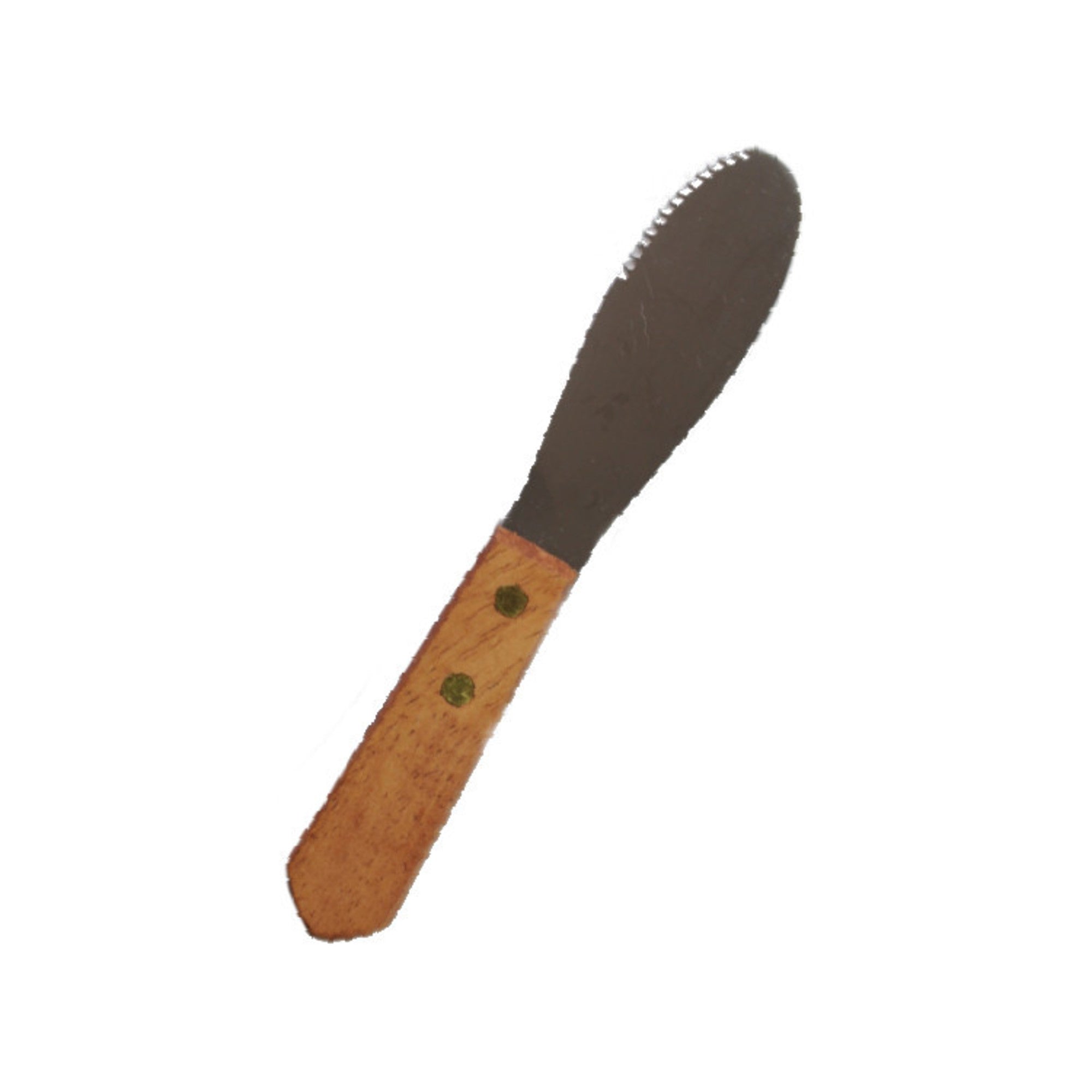 Butter spreader 10cm Tramontina wood handle, firm blade - Cafe Supply