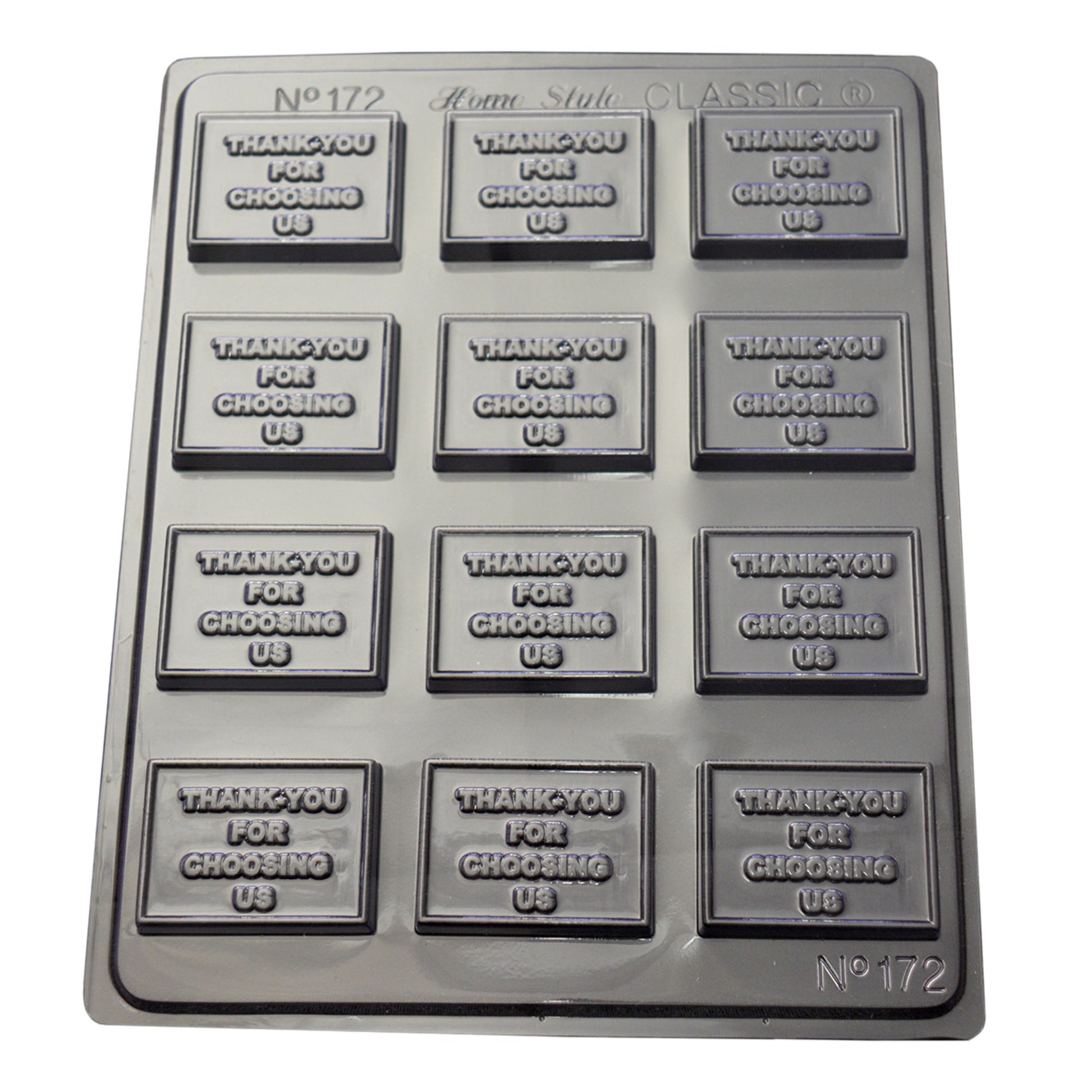 Thank You For Choosing Us Mould 0.6mm - Cafe Supply