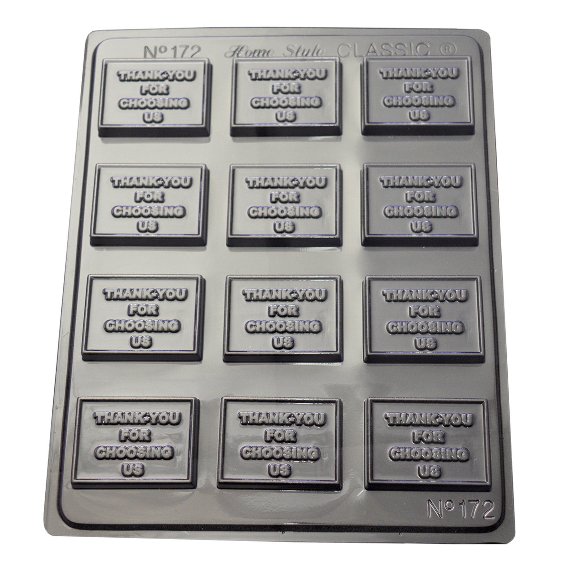 Thank You For Choosing Us Mould 0.6mm - Cafe Supply