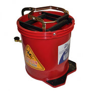 16L Wringer Mop Bucket - Red. (Pack of 2) - Cafe Supply