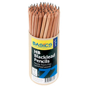 Basics by Zart Pencils Blacklead HB 72 Pack