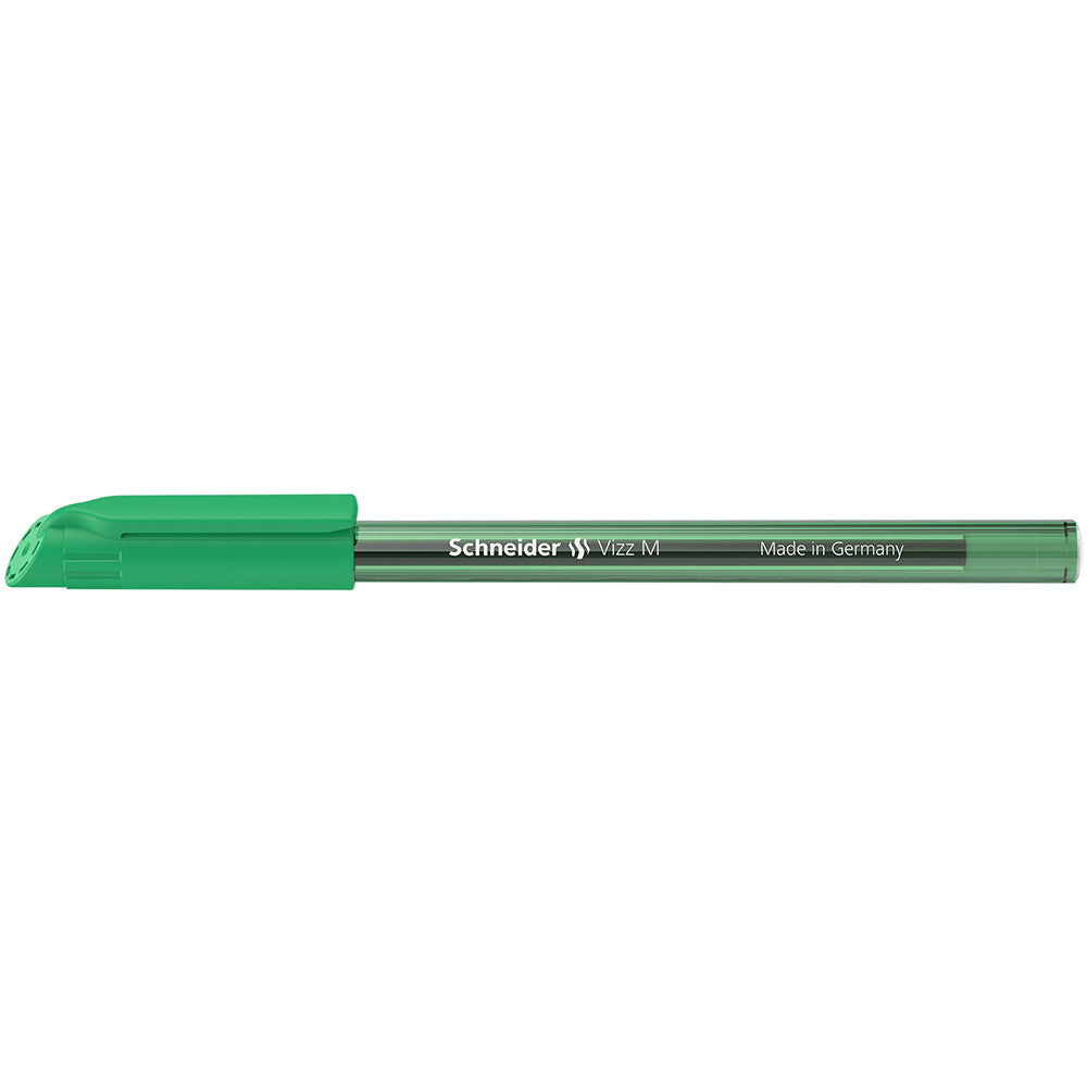 Schneider Ballpoint Pen Vizz Medium Green  - Cafe Supply