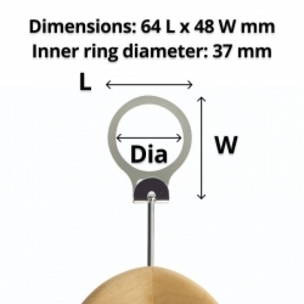 Closed Ring For Security Hangers (100) - Cafe Supply