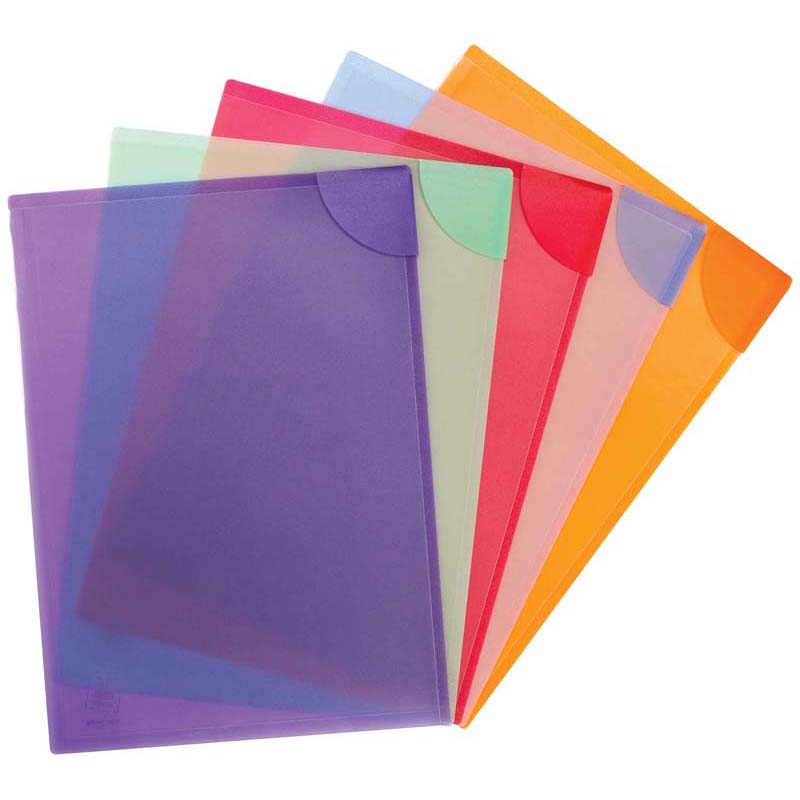 Avery Colour Lock Files A4 Assorted Pack 5 - Cafe Supply