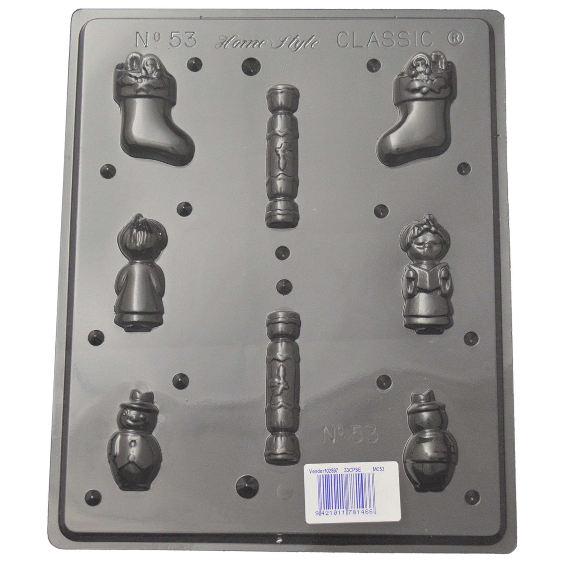 Small Christmas Shapes Mould (0.6mm) - Cafe Supply