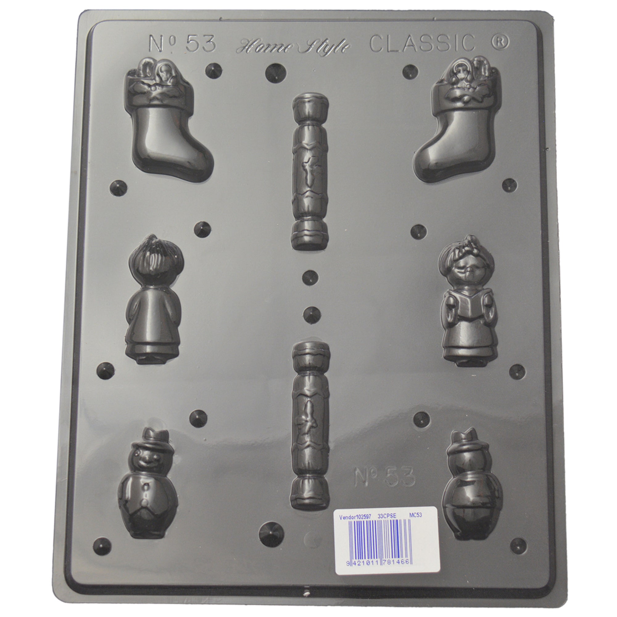 Small Christmas Shapes Mould (0.6mm) - Cafe Supply