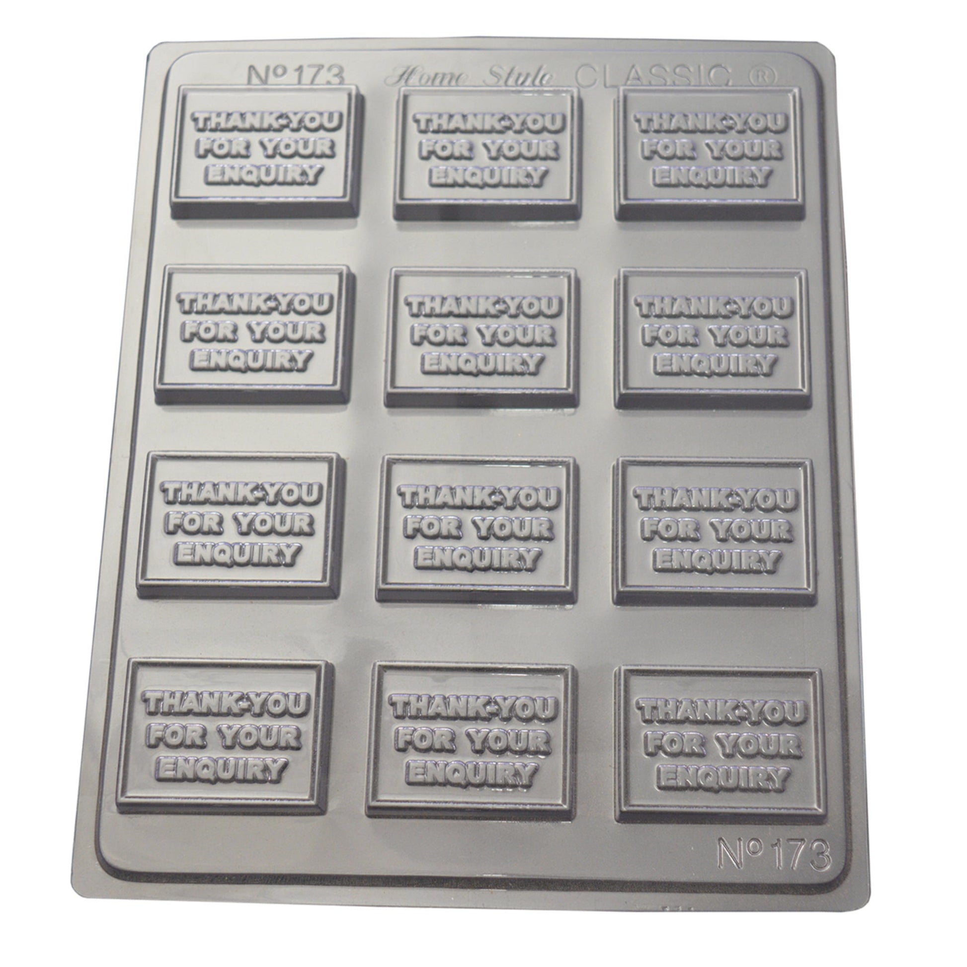 Thank You For Your Enquiry Mould 0.6mm - Cafe Supply