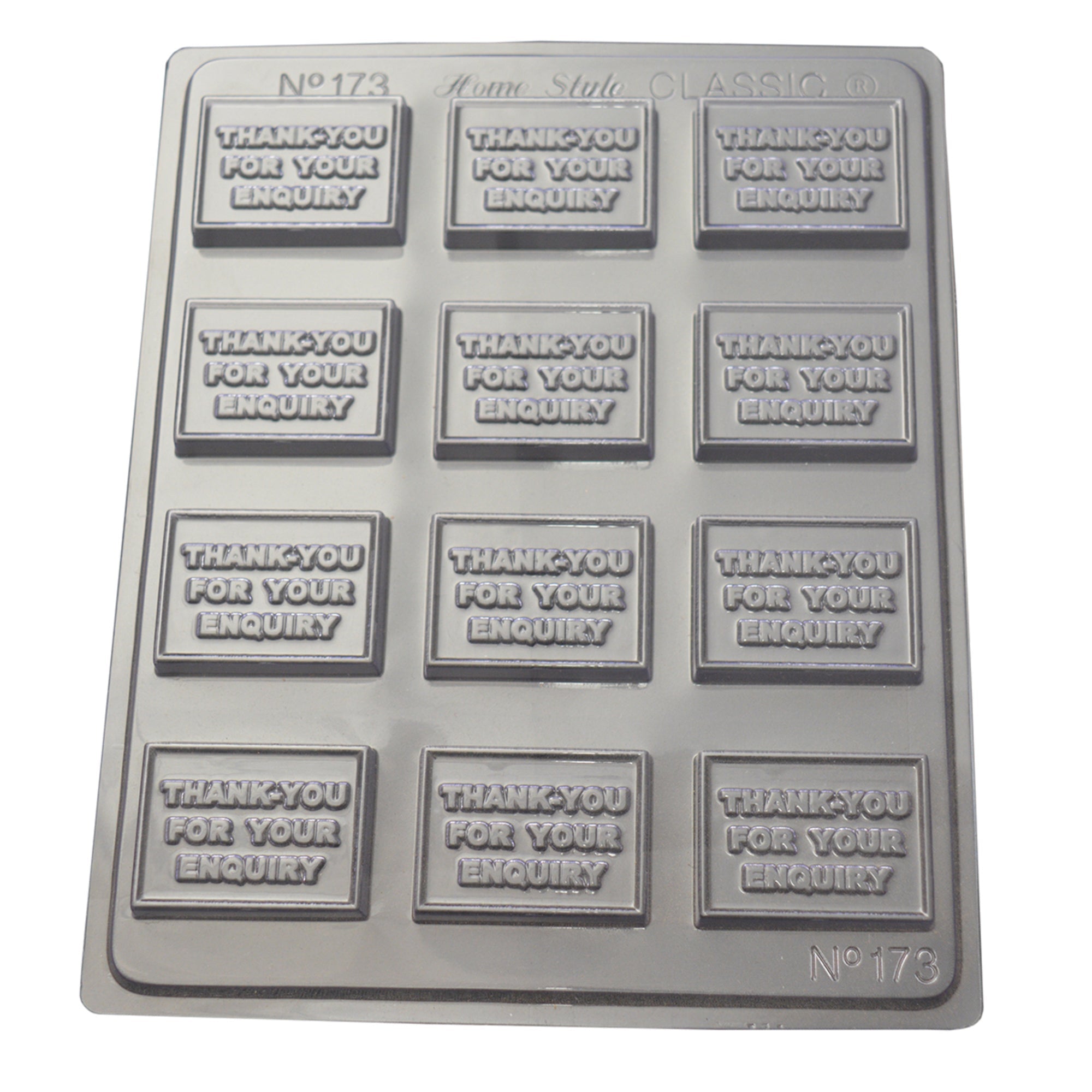Thank You For Your Enquiry Mould 0.6mm - Cafe Supply
