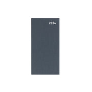 Letts of London Diary Principal Slim Week to View English Grey Even Year
