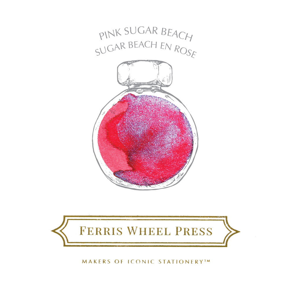 Ferris Wheel Press Fountain Pen Ink Pink Sugar Beach 38ml