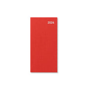Letts of London Diary Principal Slim Week to View English Red Even Year