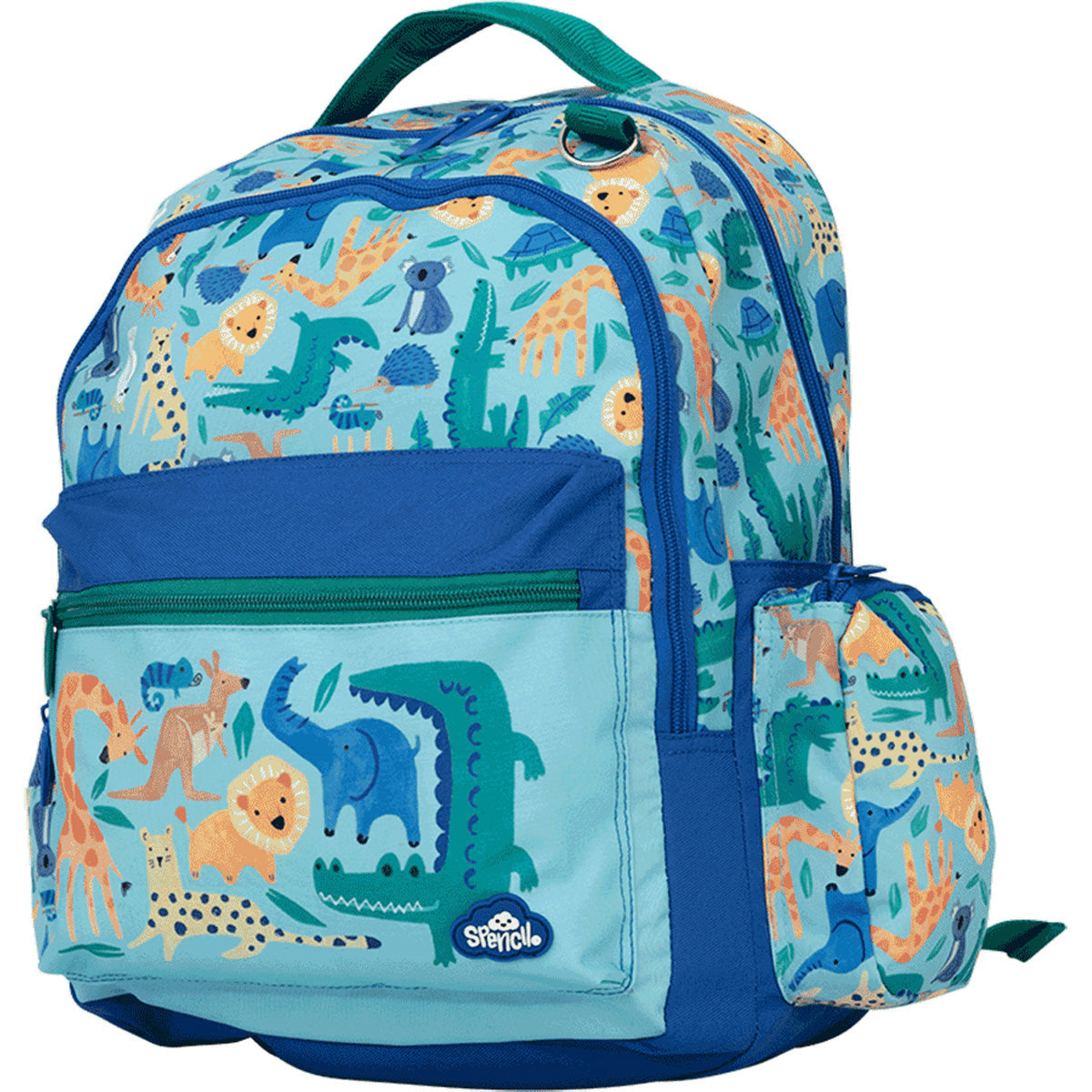 Spencil Safari Puzzle Junior Backpack 350 X 300mm - Cafe Supply
