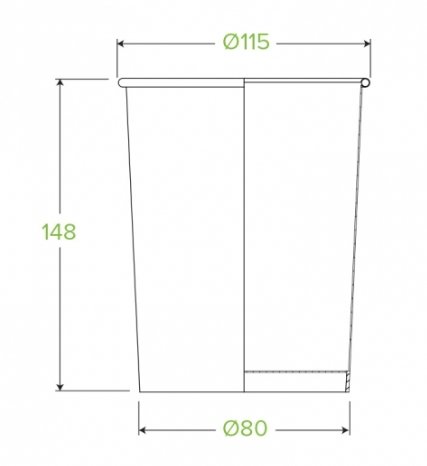 950ML / 32OZ NATURAL BIOBOWL - Cafe Supply