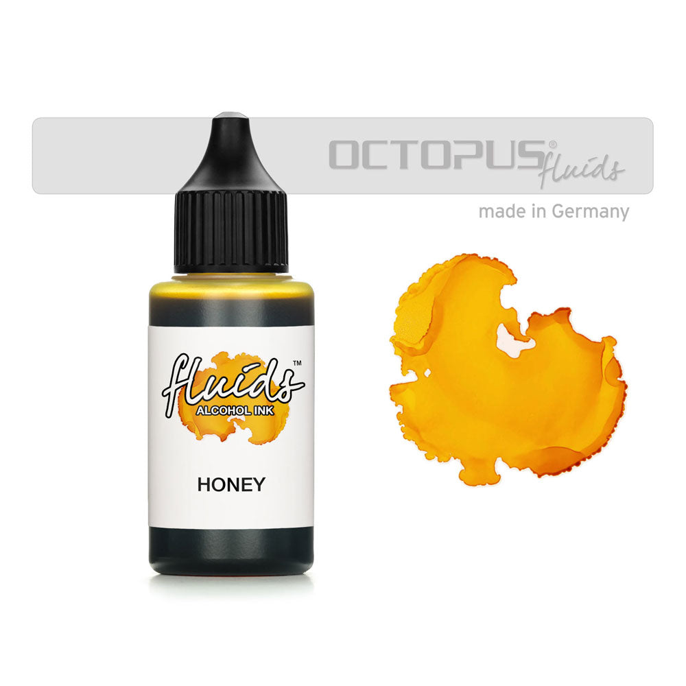 Octopus Fluids Alcohol Ink Honey Brown 30ml