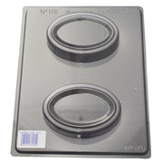 Large Deep Oval Chocolate/Craft Mould 0.6mm - Cafe Supply