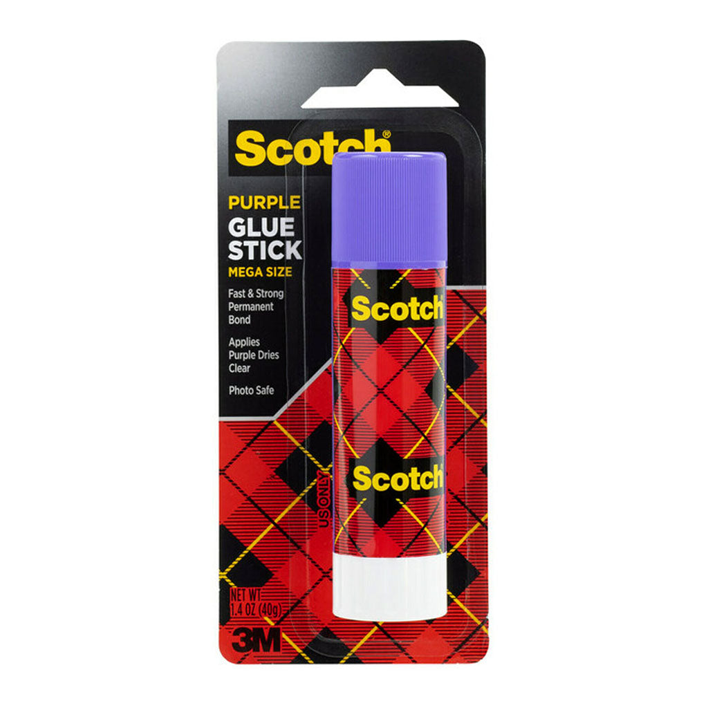 Scotch Mega Permanent Purple Glue Stick 6108-Mega 40g
