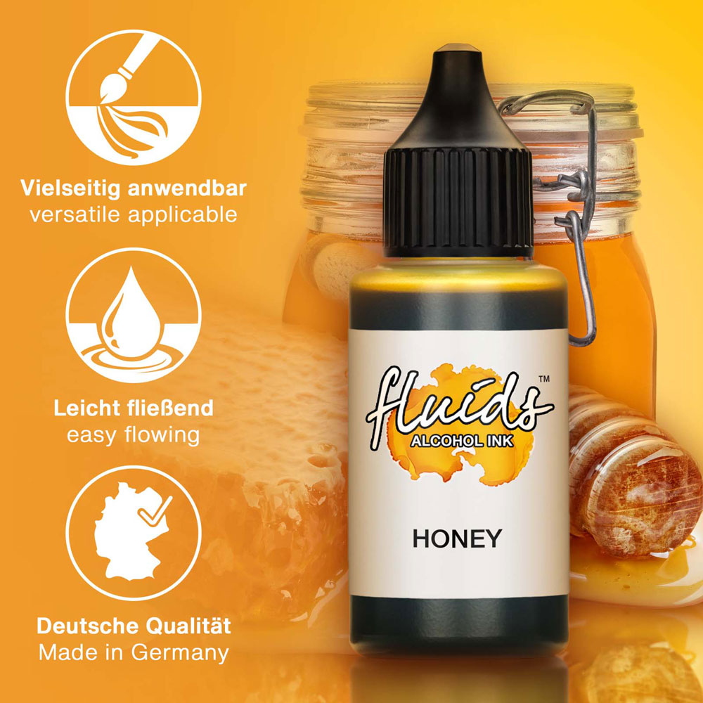 Octopus Fluids Alcohol Ink Honey Brown 30ml