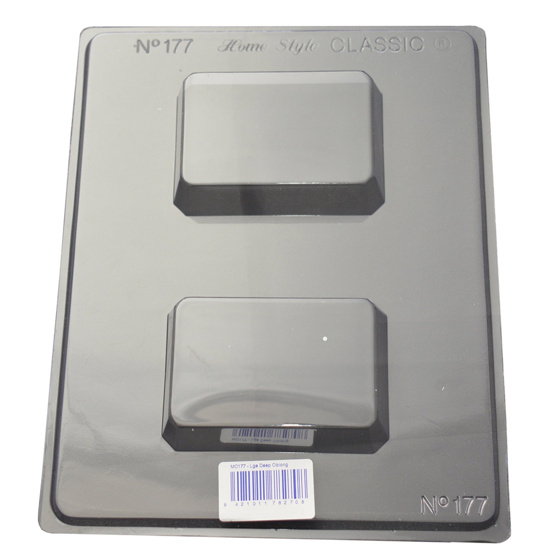 Large Deep Oblong Chocolate/Craft Mould 0.6mm - Cafe Supply