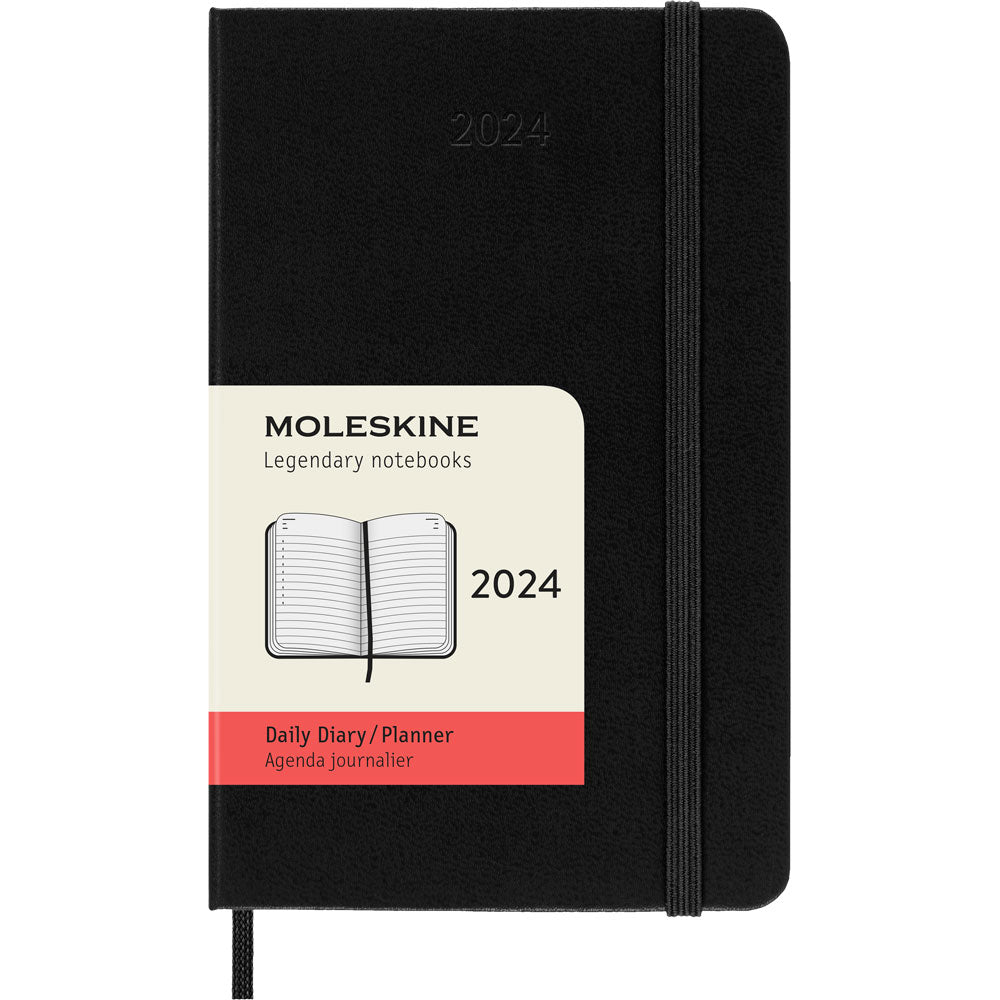 Moleskine Diary 12 Month Daily HC Pocket Black