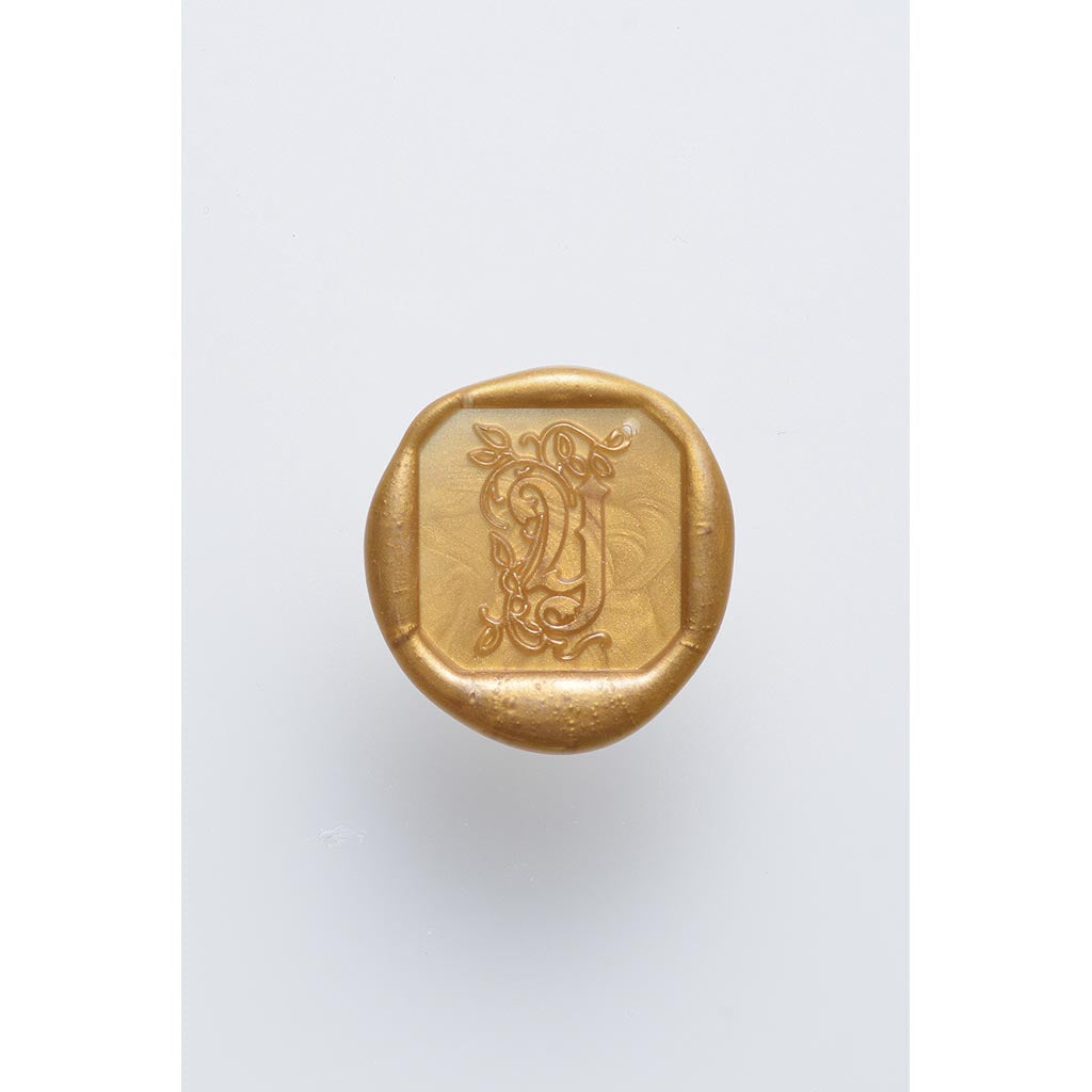 Herbin Wooden Handle Square Seal Illuminated Y