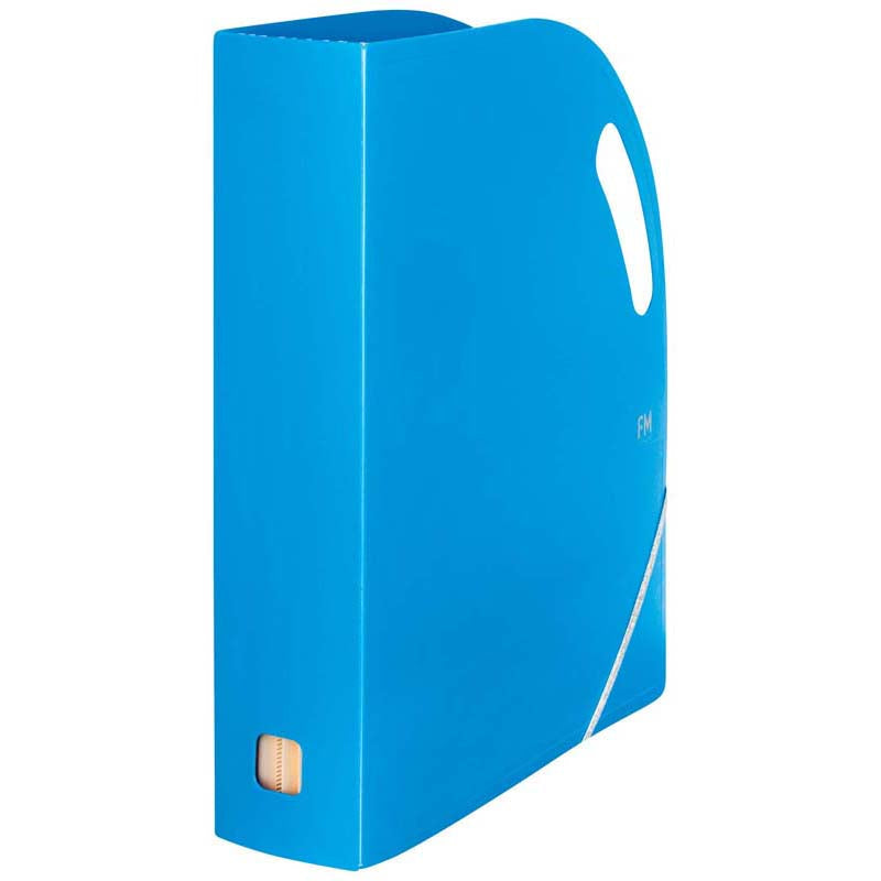 FM Prem Expanding Magazine File Ice Blue - Cafe Supply