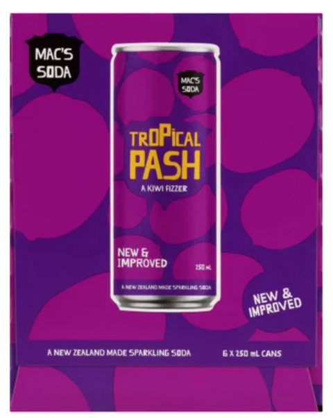 Mac's Tropical Pash 6 x 250ml