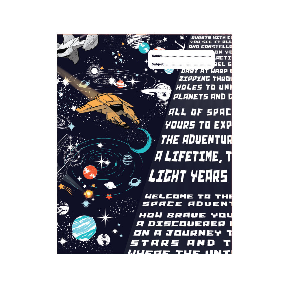 Spencil Book Cover 1B5 10 Assorted Designs - Cafe Supply