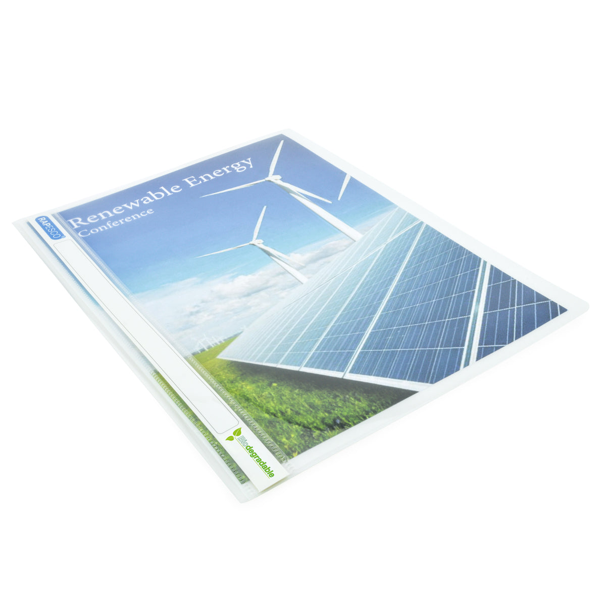 Rapesco ECO Report File A4 White Each - Cafe Supply